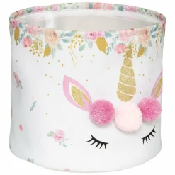 Atmosphera createur d'interieur for kids Lot de 2 paniers de rangement enfant Licorne Rose New