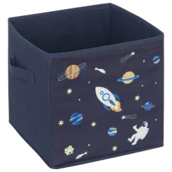 ATMOSPHERA Lot de 2 paniers de rangement enfant (29 x 29 cm) Espace Bleu New
