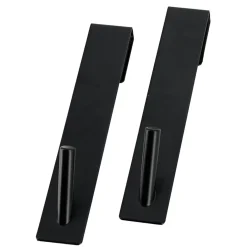 TENDANCE Lot de 2 patères à suspendre spécial paroi de douche (H18 cm) Noir Sale
