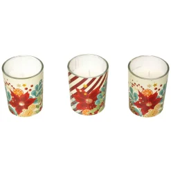 Feeric Lights & Christmas Lot de 3 photophores Flora Multicolore New