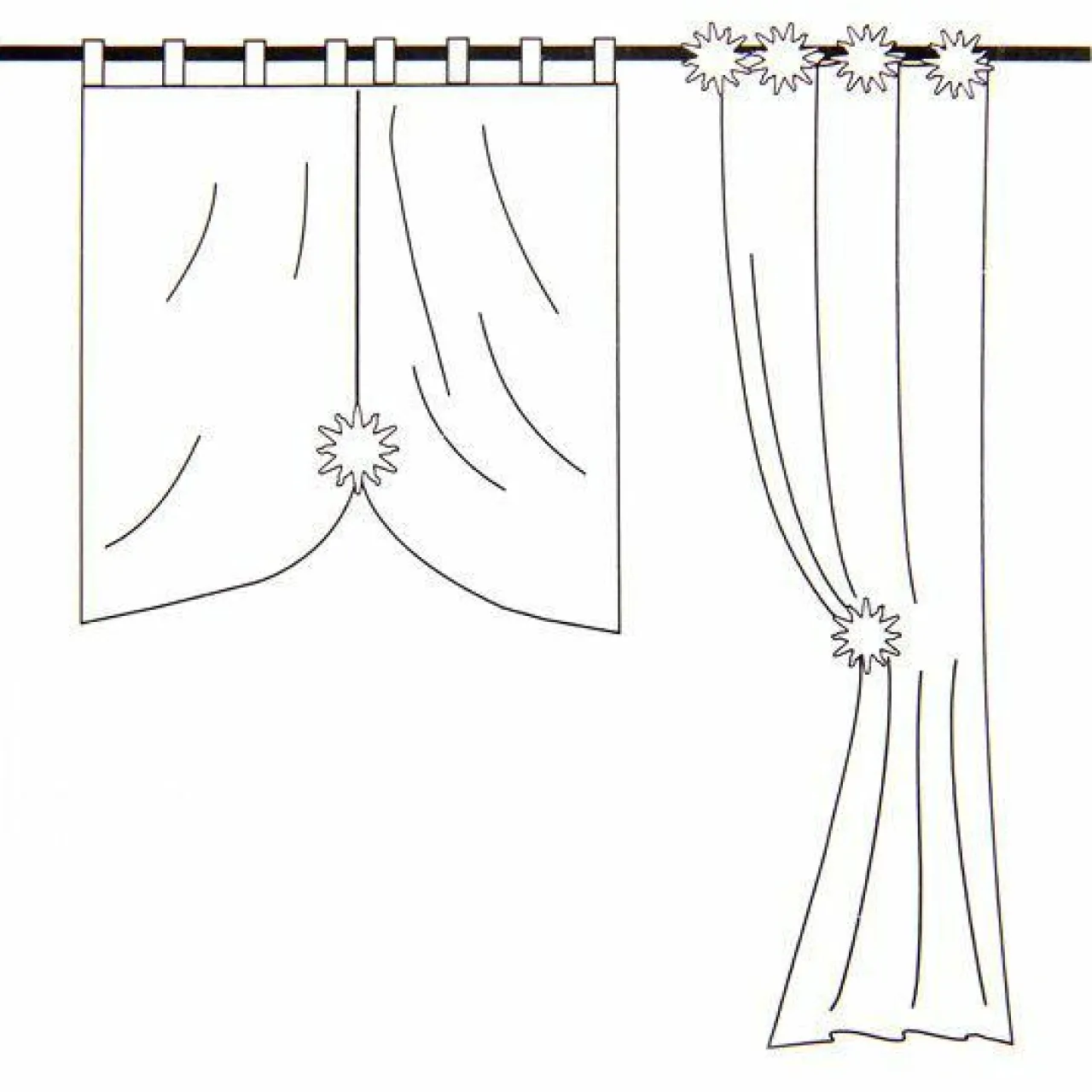 LUANCE Lot de 2 pinces rideau Central Park Or Online