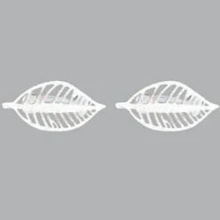 LUANCE Lot de 2 pinces rideau pivotantes Stockholm Blanc Sale