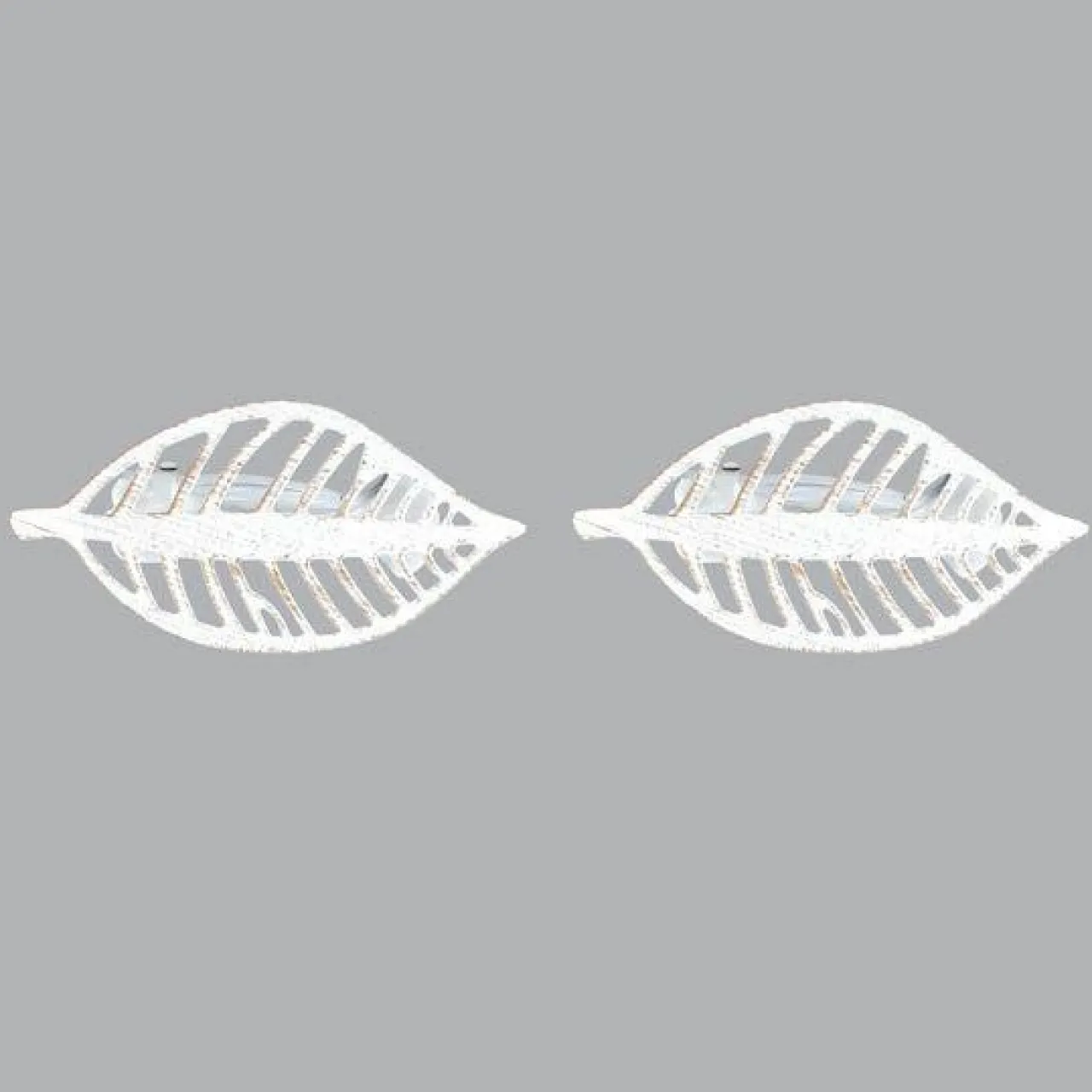 LUANCE Lot de 2 pinces rideau pivotantes Stockholm Blanc Sale