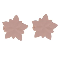LUANCE Lot de 2 pinces rideaux Nymphéas Rose poudré Discount