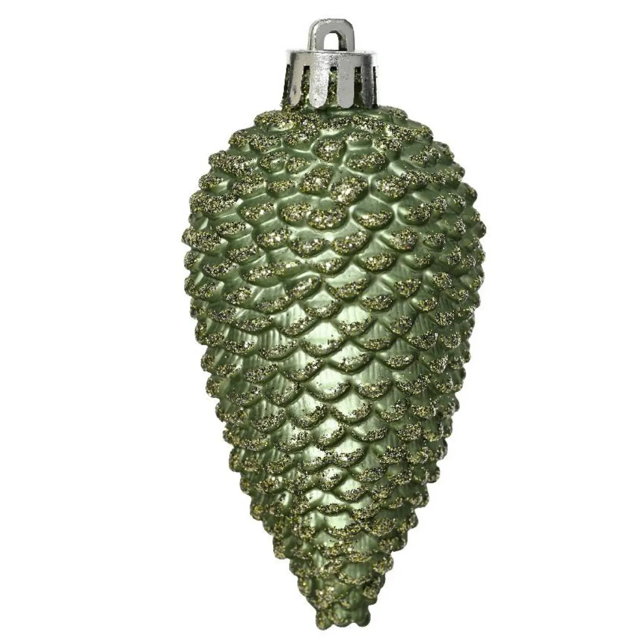 KAEMINGK Lot de 6 pommes de pin à suspendre (H8 cm) Alpine Vert romarin Outlet