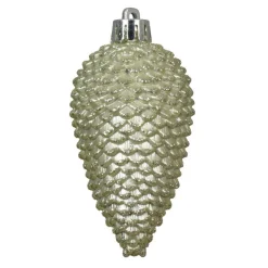 KAEMINGK Lot de 6 pommes de pin à suspendre (H8 cm) Alpine Menthe blanche Vert menthe