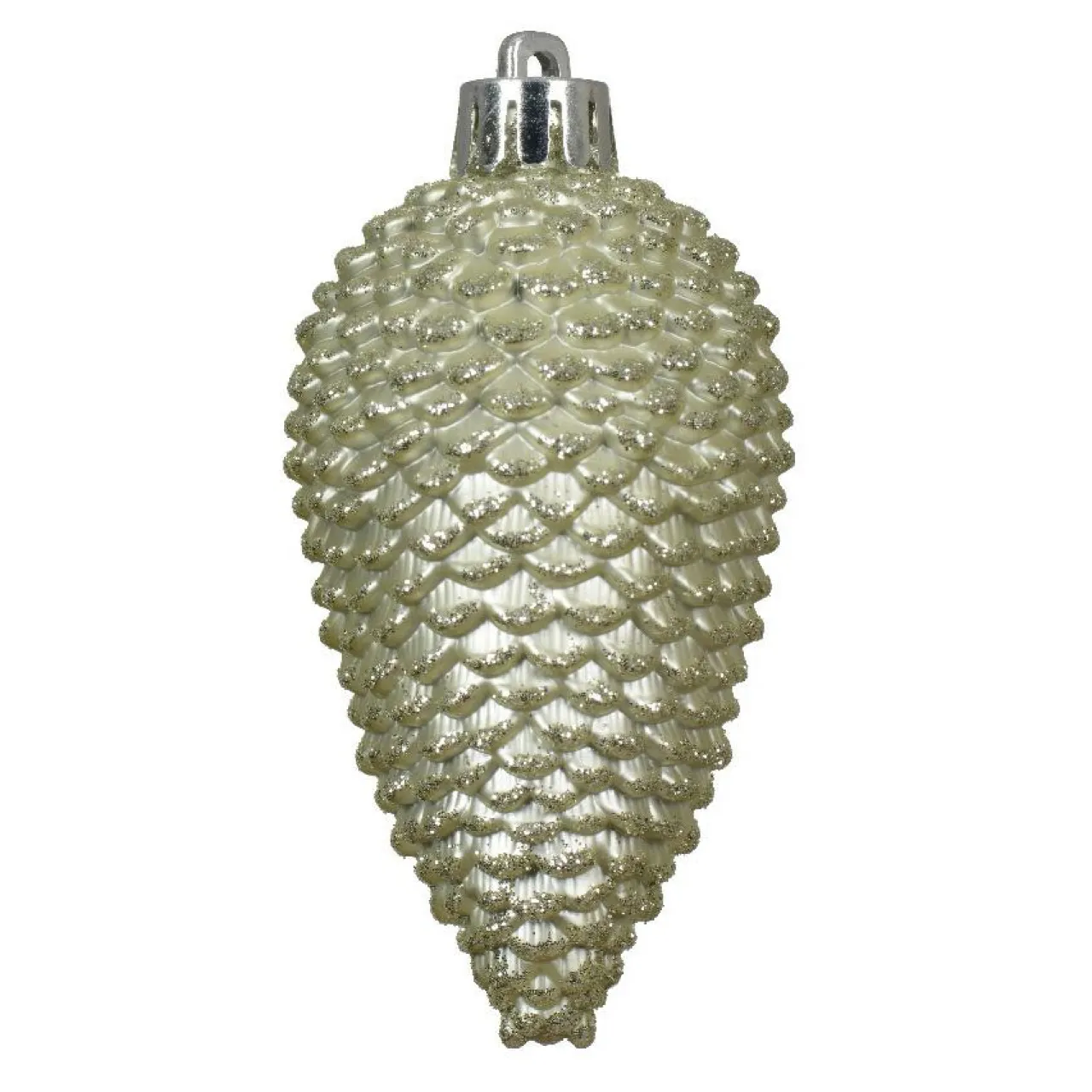 KAEMINGK Lot de 6 pommes de pin à suspendre (H8 cm) Alpine Menthe blanche Vert menthe