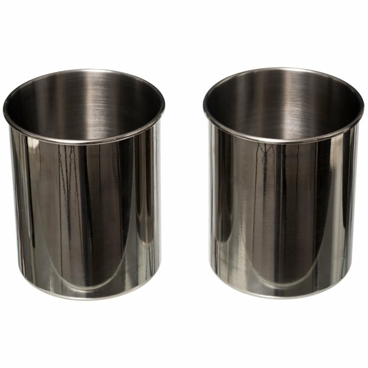 5 Five Simply Smart Lot de 2 pots à ustensiles Siao Inox et bambou Naturel Hot
