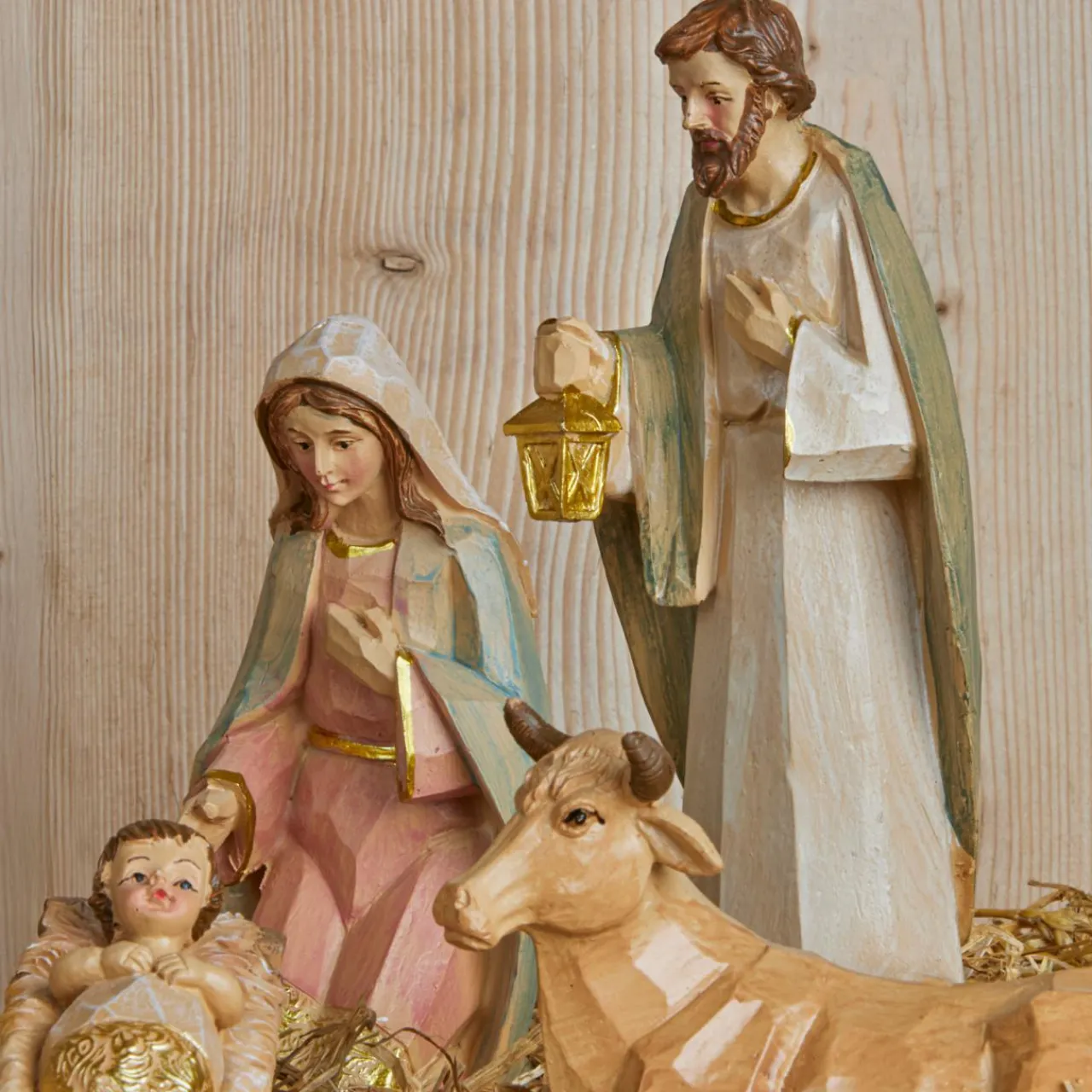 KAEMINGK Lot de 8 santons (Hauteur 9 cm) de Gioia Beige Online