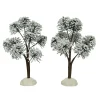 KAEMINGK Lot de 2 sapins Felia pour aménager un village Sale