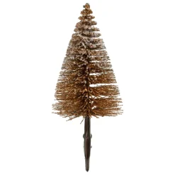 FEERIC LIGHTS Lot de 4 sapins sur pince (H15 cm) Forêt enchantée Marron Best