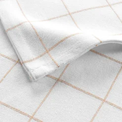 douceur d'intu017drieur Lot de 3 serviettes coton (40 x 40 cm) Axel Blanc Discount