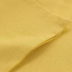 DOUCEUR D'INTERIEUR Lot de 3 serviettes coton (40 x 40 cm) Initia Jaune Best