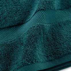 douceur d'intu017drieur Lot de serviettes de bain 50x90 cm x2 + serviettes 70x130cm x2 + gants de toilette x2 Elegance Bleu Outlet