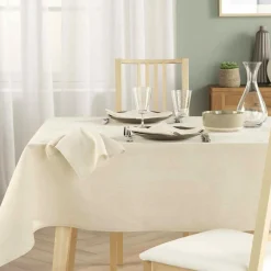 douceur d'intu017drieur Lot de 3 serviettes en coton (40 x 40 cm) Serafine Ecru Sale