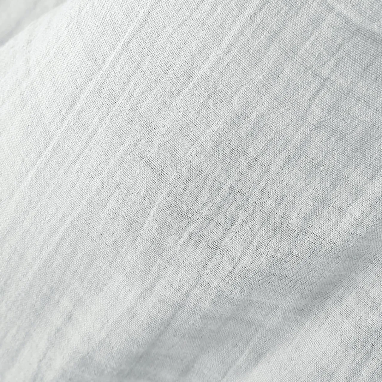 EMINZA Lot de 3 serviettes gaze de coton (40 x 40 cm) Gaïa Gris nuage Gris clair