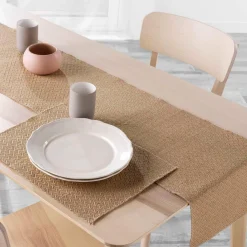 DOUCEUR D'INTERIEUR Lot de 2 sets de table jute (33 x 45 cm) Modalie Beige Clearance