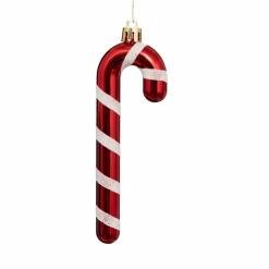 Feeric Lights & Christmas Lot de 6 sucres d'orge à suspendre (H14 cm) Candy Rouge Sale