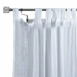 LUANCE Lot de 2 supports Fix'vit (L180 - D20 mm) Argent Clearance