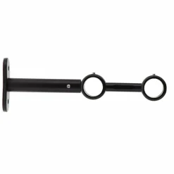 LUANCE Lot de 2 supports tringles doubles extensibles (L150 / D20) Jim mat Noir Online