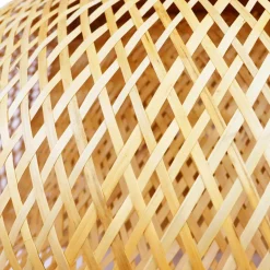 EMINZA Lot de 2 suspensions en bambou (D61-D39 cm) Manacor Naturel Best