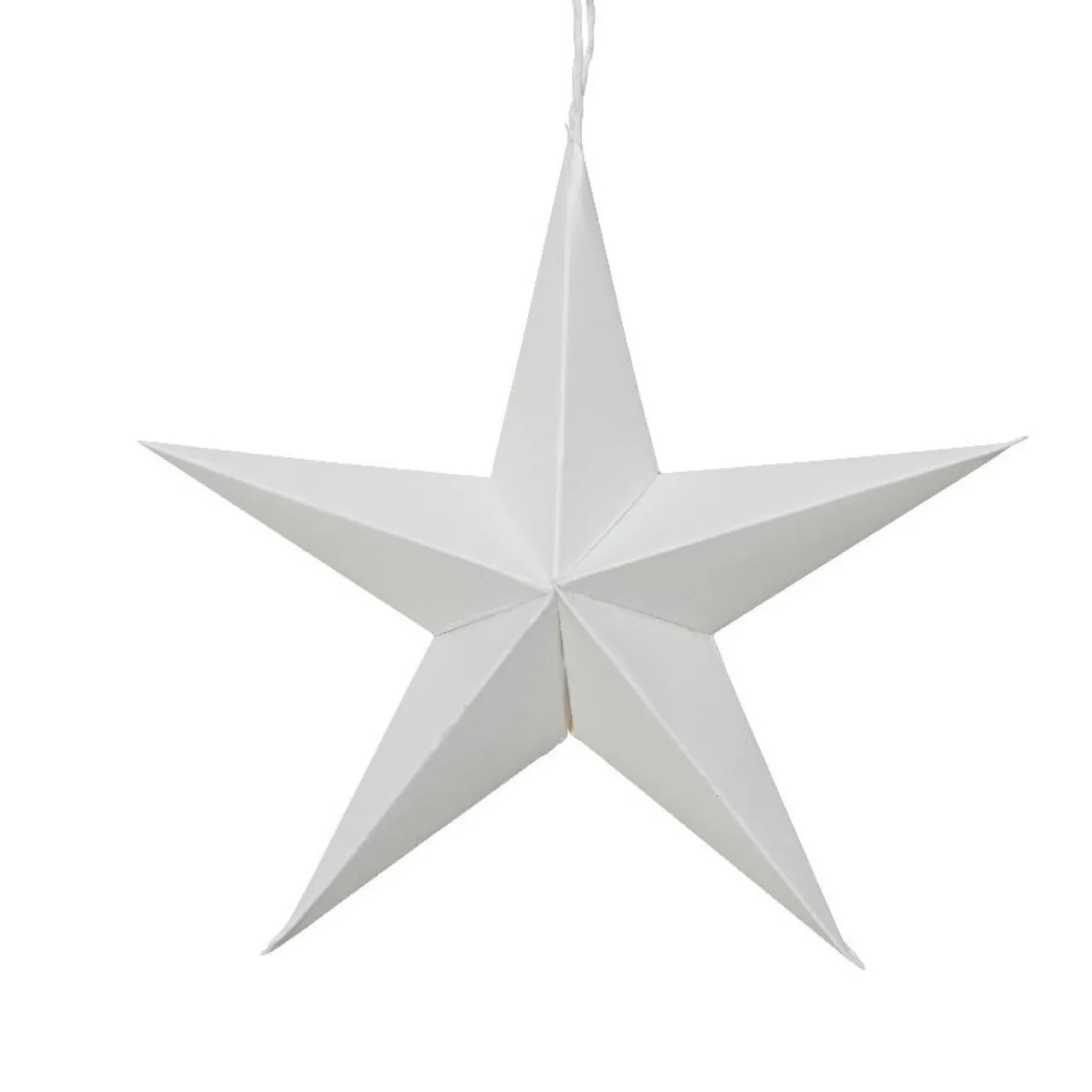 KAEMINGK Lot de 4 suspensions en papier (D15 cm) Astre de Papier Blanc Sale