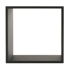 ATMOSPHERA Lot de 3 étagères bois (H15-20-25 cm) Cube Noir Hot