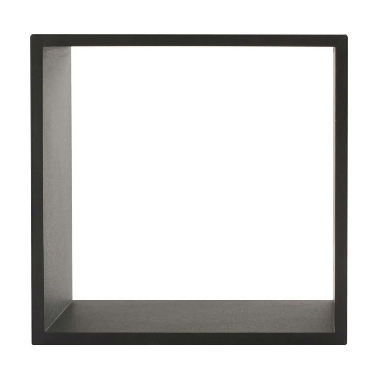 ATMOSPHERA Lot de 3 étagères bois (H15-20-25 cm) Cube Noir Hot