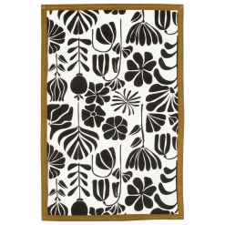 Atmosphera, cru017dateur d'intu017drieur Lot de 3 torchons coton (45 x 70 cm) Twist Noir Best