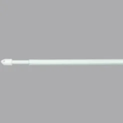 LUANCE Lot de 2 tringles extensibles rondes (60 à 80 cm) Blanc Best