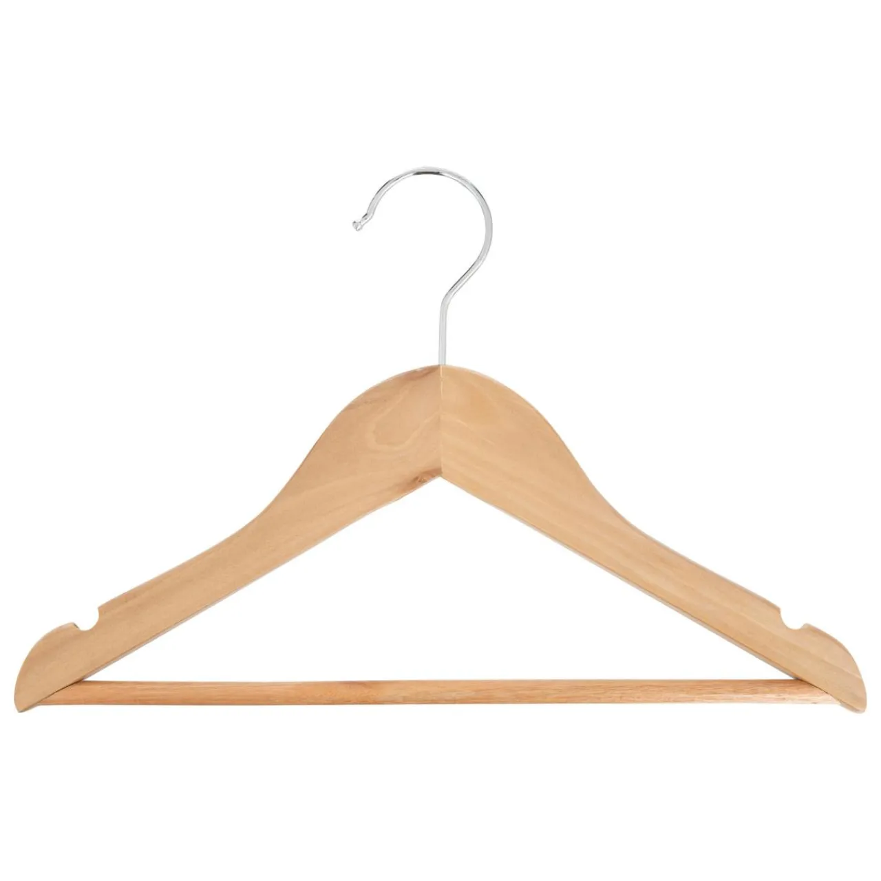 Atmosphera cru017dateur d'intu017drieur for kids Lots de 4 cintres enfant bois (H19 cm) Natural Marron Best