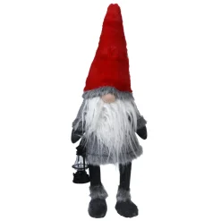 KOOPMAN Lutin de Noël lumineux (H51 cm) Kelan Rouge Sale