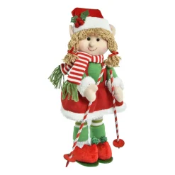 CHRISTMAS DREAM Lutin farceur en ski (H46 cm) Martine Multicolore