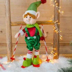 CHRISTMAS DREAM Lutin farceur en ski (H45 cm) Martin Multicolore Best
