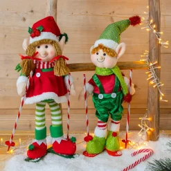 CHRISTMAS DREAM Lutin farceur en ski (H45 cm) Martin Multicolore Best