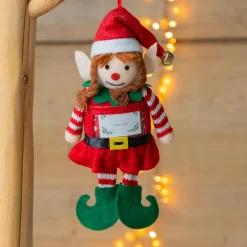 FEERIC LIGHTS Lutin farceur à suspendre (H20 cm) Fille Mignonne Multicolore Online