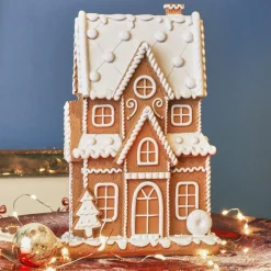 KAEMINGK Maison décorative (H21 cm) Crème anglaise et pain d'épices Marron Best