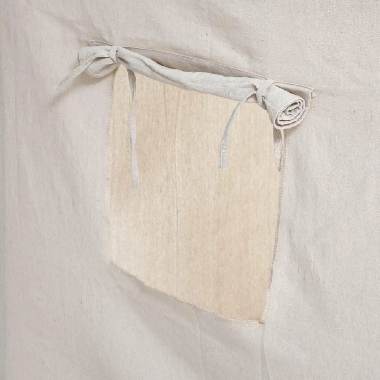 ATMOSPHERA Maison enfant bois et tissu (H116 cm) Safari Beige Hot