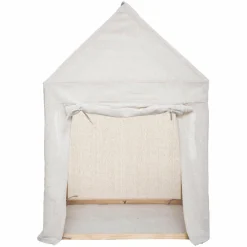 ATMOSPHERA Maison enfant bois et tissu (H116 cm) Safari Beige Hot