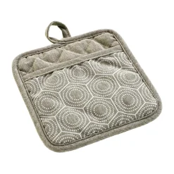 douceur d'intu017drieur Manique avec poche coton (18,5 x 18,5 cm) Alveis Beige Best