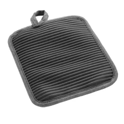 douceur d'intu017drieur Manique avec poche en coton (18,5 x 18,5 cm) Adam Gris Anthracite Hot