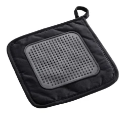 douceur d'intu017drieur Manique en coton (19 x 19 cm) Solaris e Noir Best