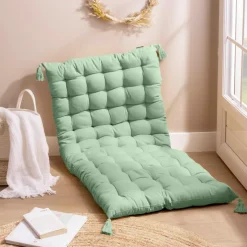 EMINZA Matelas de sol coton (120 x 60 cm) Pixel Vert menthe Sale