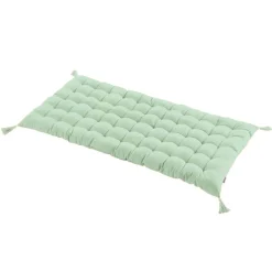 EMINZA Matelas de sol coton (120 x 60 cm) Pixel Vert menthe Sale