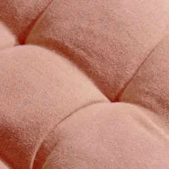 EMINZA Matelas de sol coton (120 x 60 cm) Pixel Rose Pêche Hot