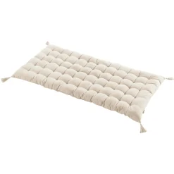 EMINZA Matelas de sol coton (120 x 60 cm) Pixel Beige Discount