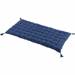 EMINZA Matelas de sol coton (120 x 60 cm) Pixel Bleu marine Outlet