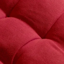 EMINZA Matelas de sol coton (120 x 60 cm) Pixel Rouge Hot