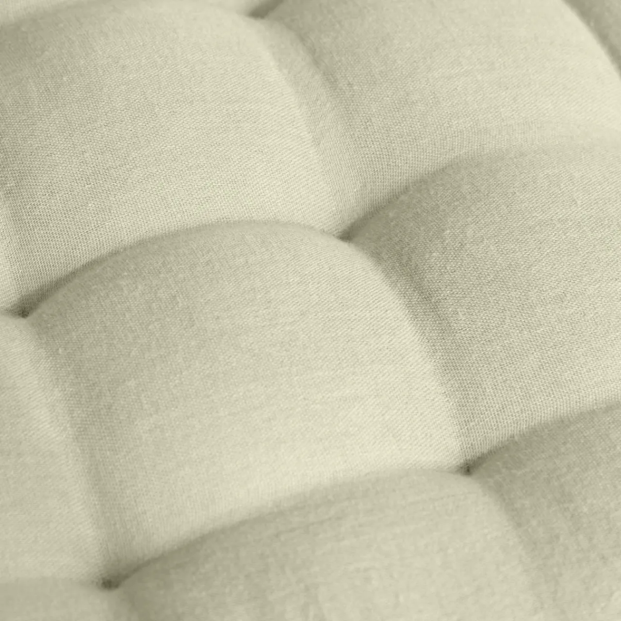EMINZA Matelas de sol gaze de coton (60 x 120 cm) Gaïa Vert tilleul