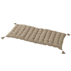 EMINZA Matelas de sol gaze de coton (60 x 120 cm) Gaïa Ficelle Sale